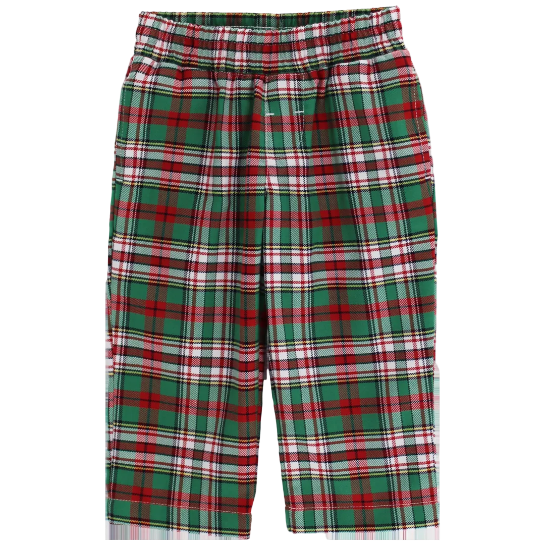 Christmas Plaid Pull On Pants
