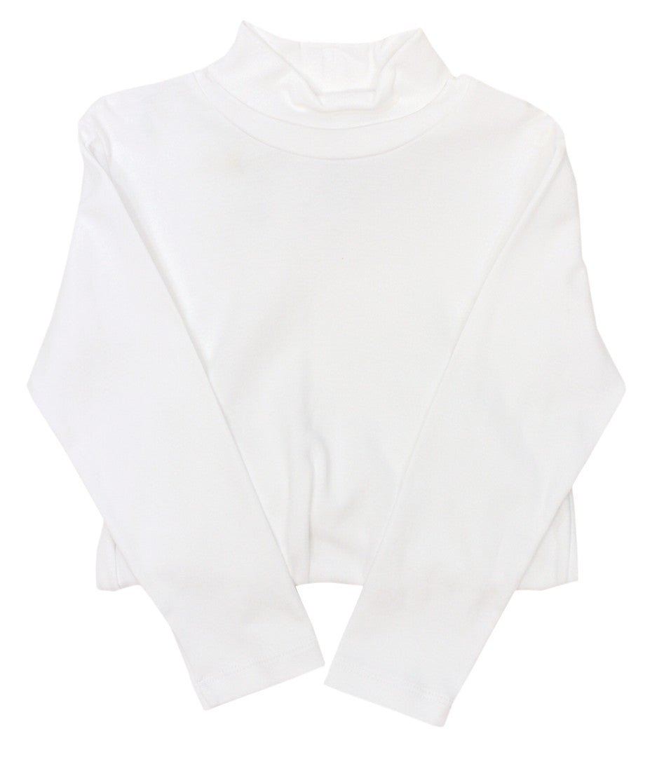 White Knit Turtle Neck