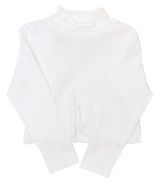 White Knit Turtle Neck