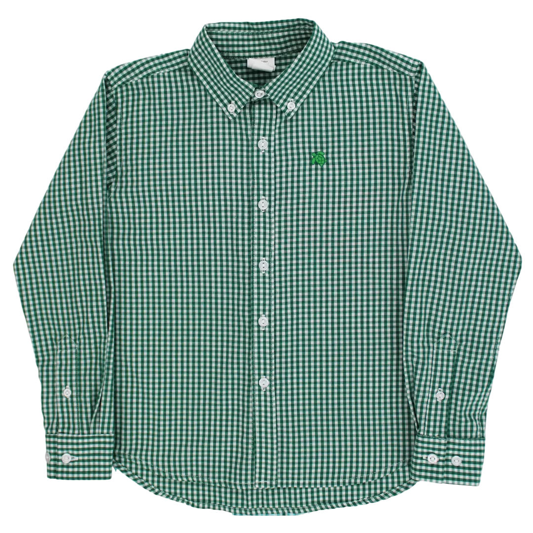 Kelly Check Button Down Shirt