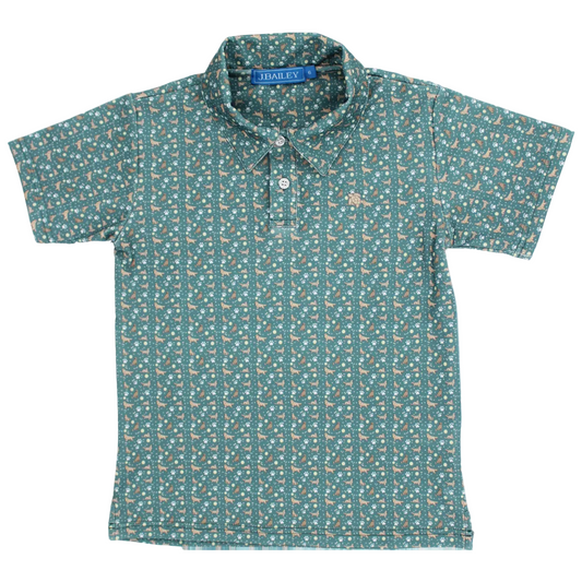 S/S Golden Retriever Performance Polo