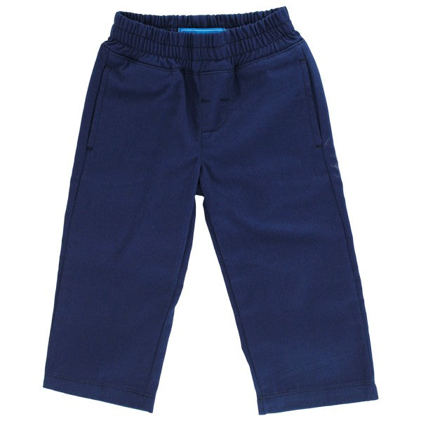 Navy Cord Pull On Pants
