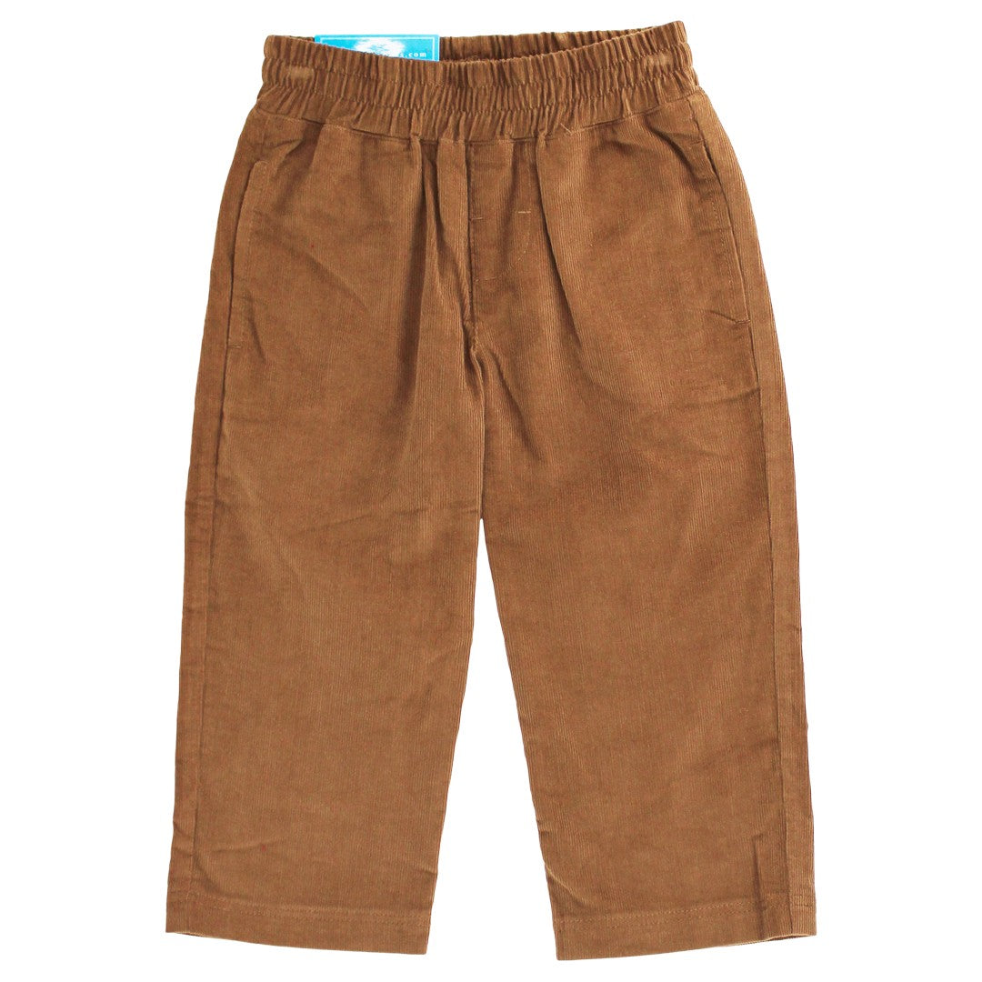 Brown Cord Pull On Pants