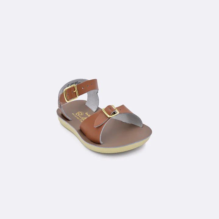 Tan surfer salt water sandals