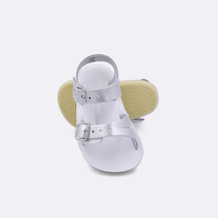 Silver sea wee saltwater sandals